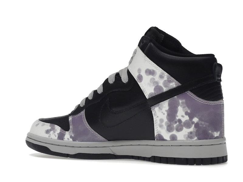 Nike Dunk High Splatter Black White Purple (Women's)