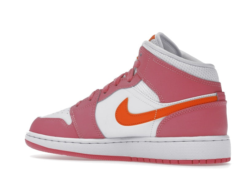 Jordan 1 Mid Pinksicle Safety Orange (GS)