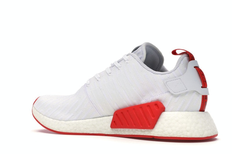 adidas NMD R2 White Core Red Two Toned