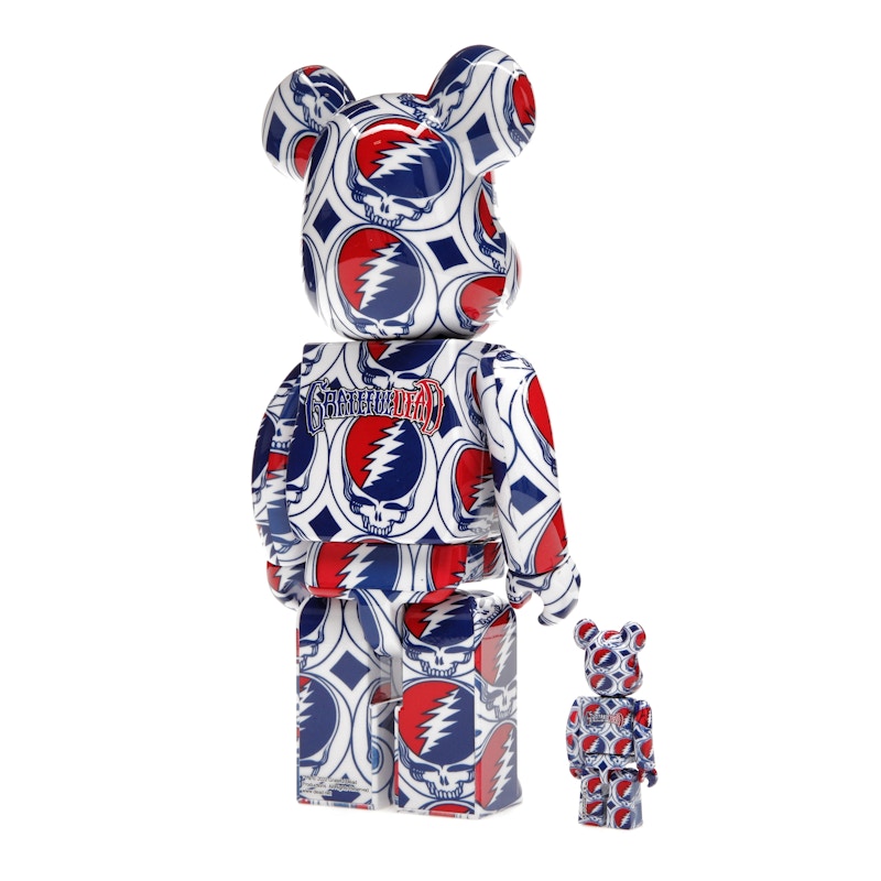 Bearbrick x Grateful Dead (Steal Your Face) 100% & 400% Set