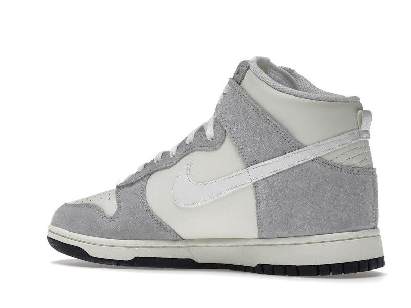 Nike Dunk High Retro Sail Pure Platinum Black White