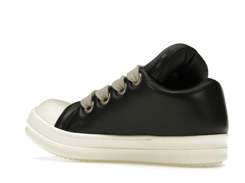 Rick Owens Jumbo Lace Padded Sneaks Low Black Milk