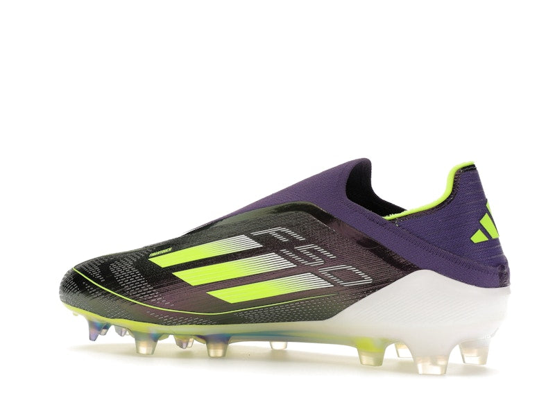 adidas Laceless F50 Elite Fast Reborn FG Purple Lucid Lemon