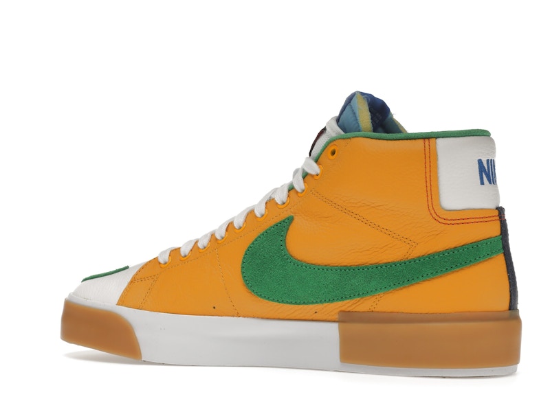 Nike SB Zoom Blazer Mid Edge Safety Orange University Gold