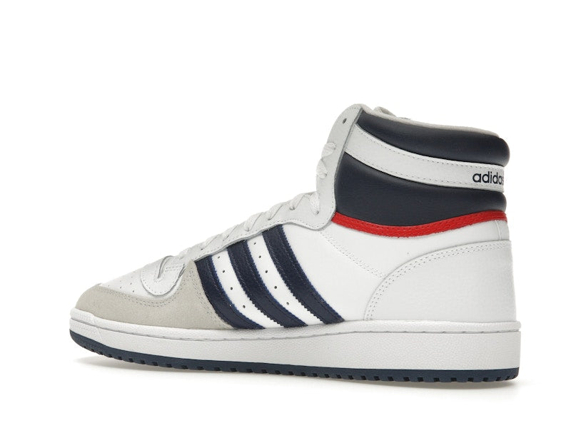 adidas Top Ten Hi White Navy Red