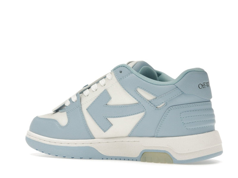OFF-WHITE OOO Low Out Of Office Calf Leather White Light Blue