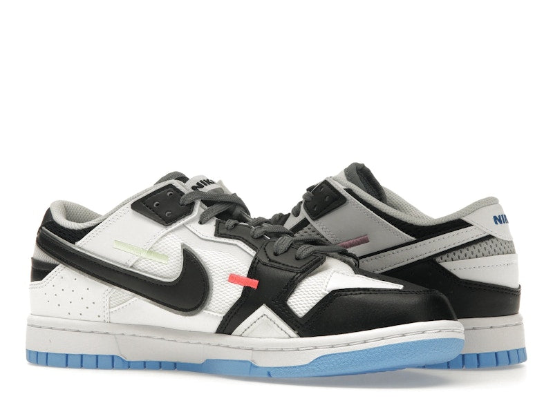 Nike Dunk Low Scrap Black Neutral Grey University Blue White