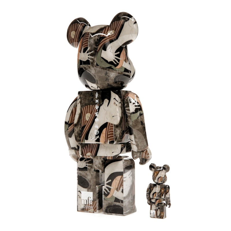 Bearbrick Sharaku Toshusai (Otani Oniji III as Yakko Edobei) 100% & 400% Set