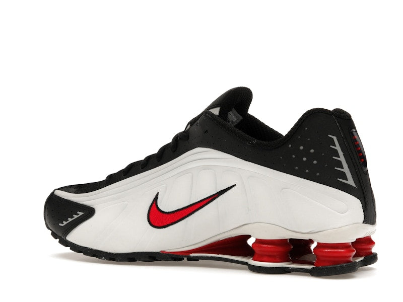 Nike Shox R4 Platinum Tint University Red Black