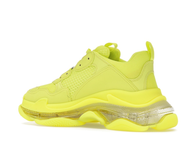 Balenciaga Triple S Clear Sole Fluo Yellow White (Women's)