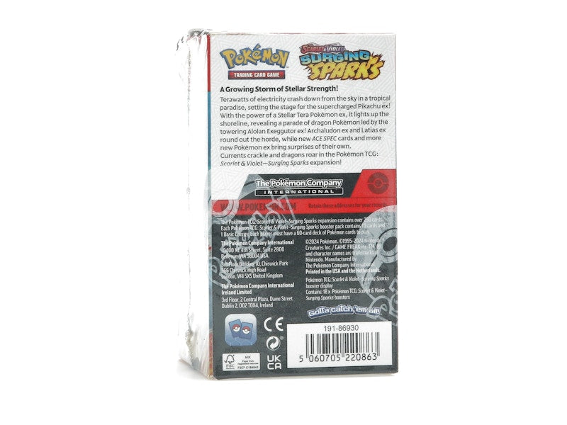 Pokémon Scarlet & Violet Surging Sparks 18 Pack Booster Box