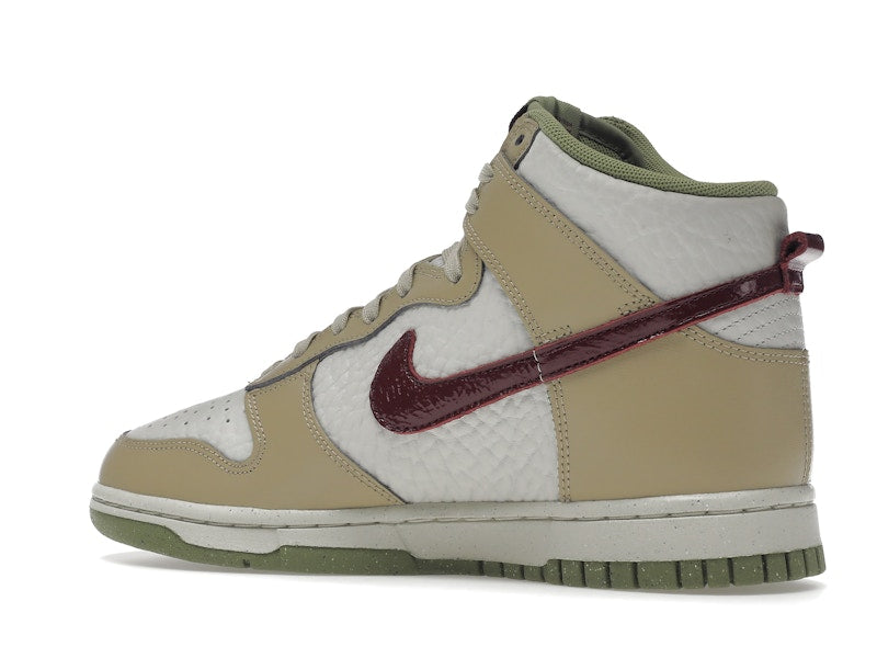 Nike Dunk High Tumbled Tan White Brown (Women's)
