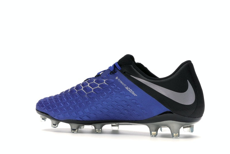 Nike Hypervenom Phantom 3 Elite Flyknit FG Racer Blue