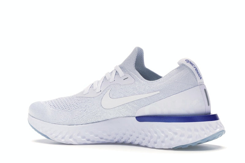 Nike Epic React Flyknit White Racer Blue (Women's)