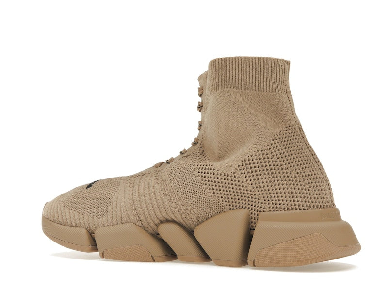 Balenciaga Speed 2.0 Lace Up Beige