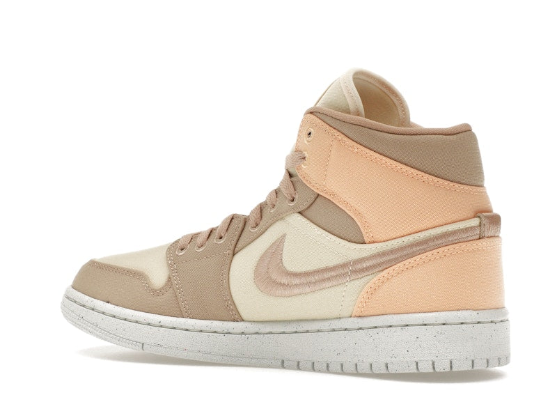 Jordan 1 Mid SE Canvas Khaki (Women's)