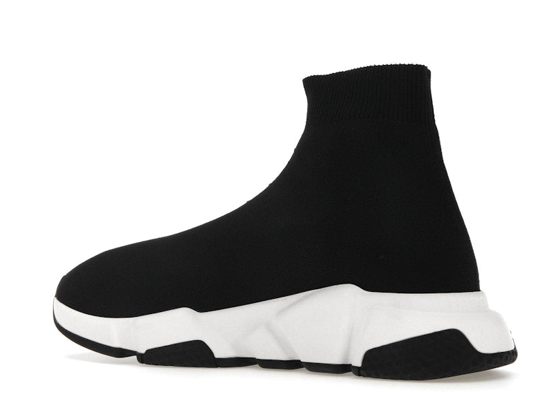 Balenciaga Speed Graffiti Trainers White Black Logo (Women's)
