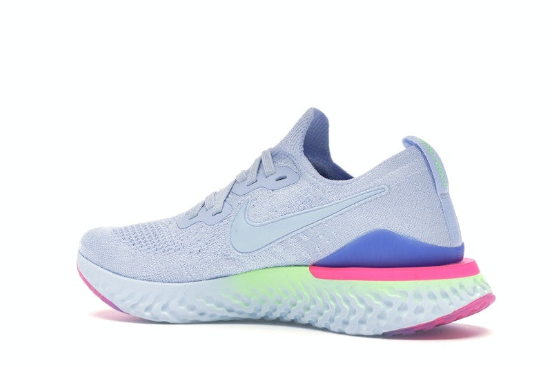 Nike Epic React Flyknit 2 Hydrogen Blue Sapphire Hyper Pink