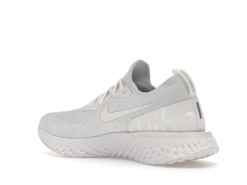 Nike Epic React Flyknit True White
