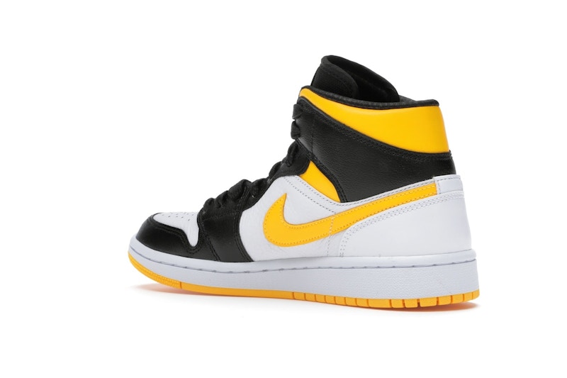Jordan 1 Mid Laser Orange Black (Women's)