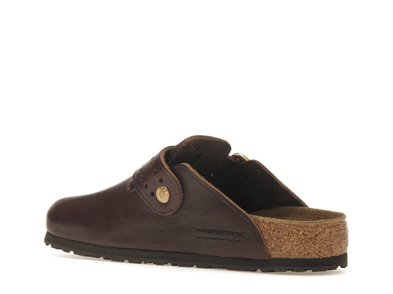 Birkenstock Boston Bold Leather Roast Brown