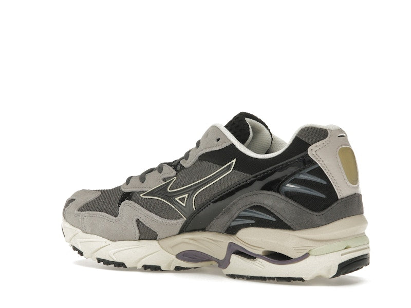Mizuno Wave Rider 10 Dark Grey Lime Yellow