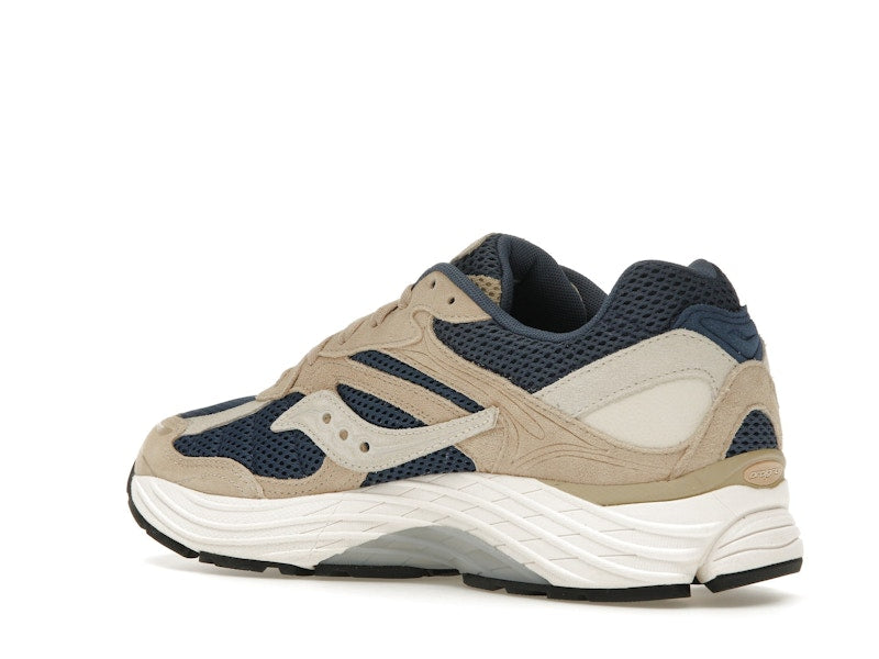 Saucony ProGrid Omni 9 Premium Beige Navy Blue