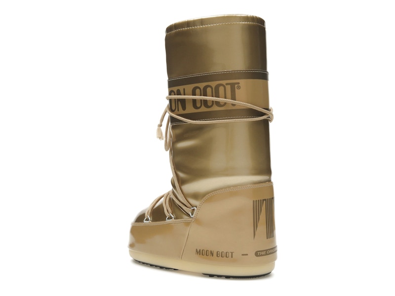 Moon Boot Icon Vinile Boot Metallic Gold