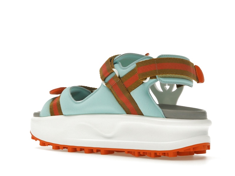 Gucci Colour Block Platform Sandal White Blue Orange (Women's)