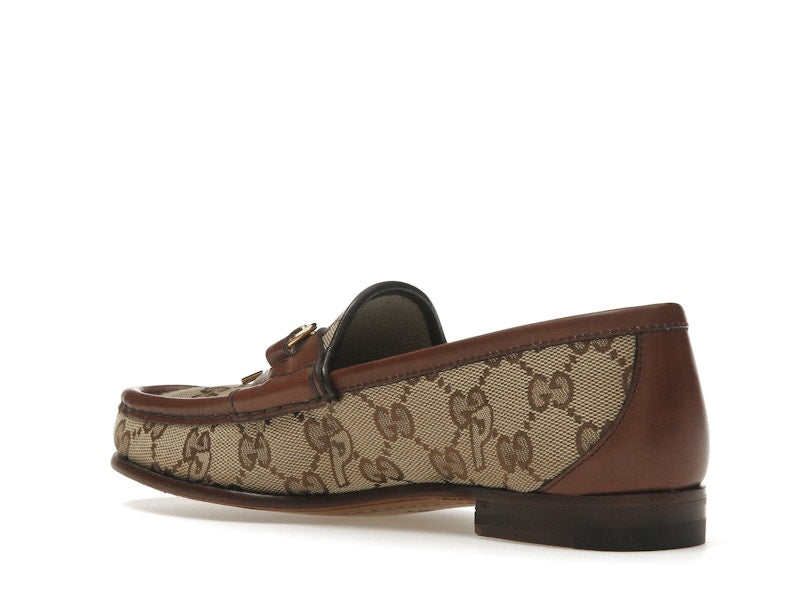 Palace x Gucci GG-P Canvas Horsebit P Charm Beige