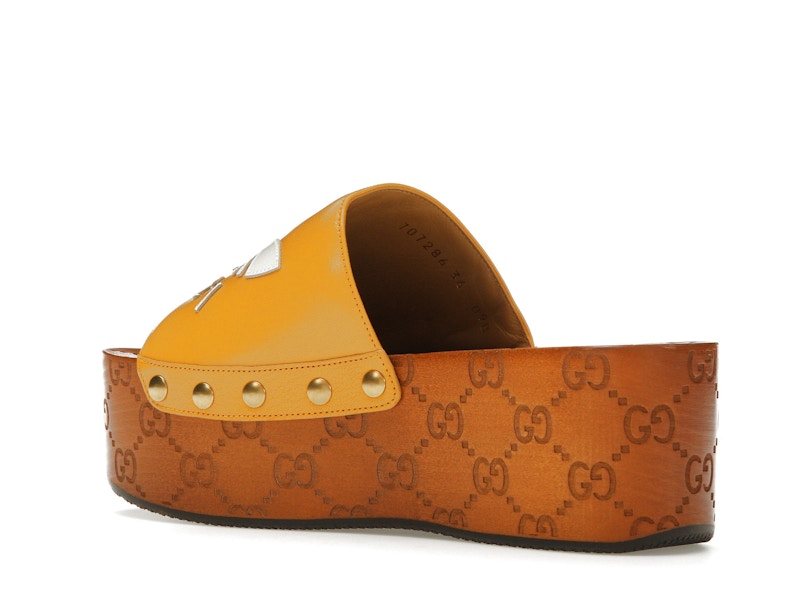 Gucci x Adidas GG Clog Yellow (Women's)