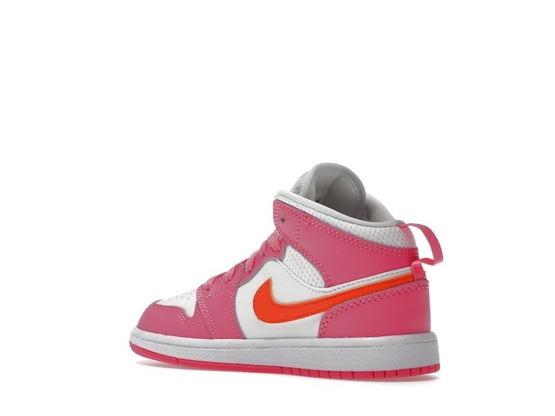 Jordan 1 Mid Pinksicle Safety Orange (PS)