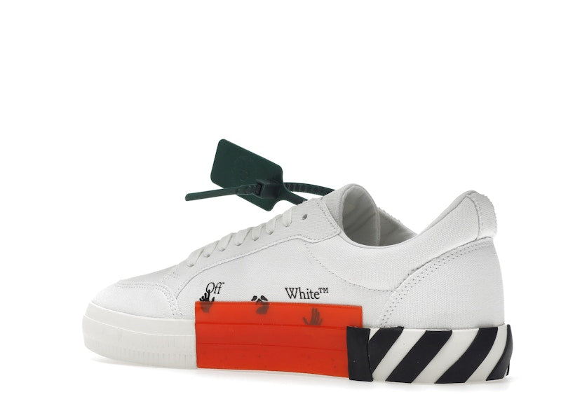 OFF-WHITE Vulc Low Canvas White Red Arrow Black