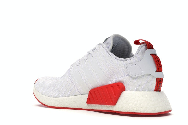 adidas NMD R2 White Core Red Two Toned