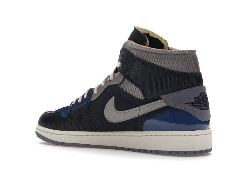 Jordan 1 Mid SE Craft Obsidian French Blue Ashen Slate White
