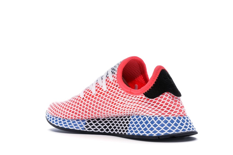 adidas Deerupt Solar Red Bluebird
