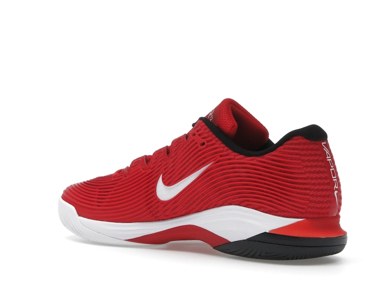 Nike Court Air Zoom Vapor 12 HC University Red Black Gym Red White