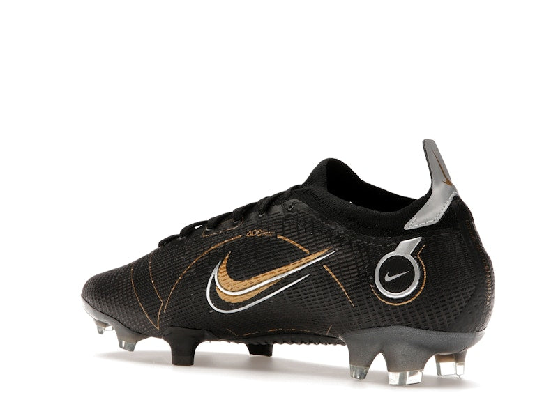 Nike Mercurial Vapor 14 Elite FG Black Metallic Silver Cave Stone Metallic Gold