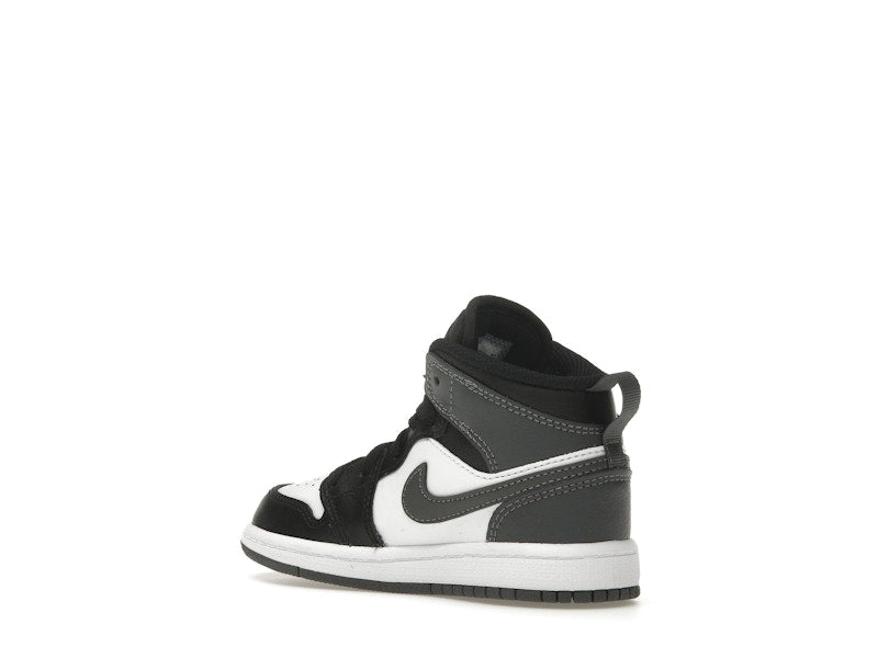 Jordan 1 Mid Black White Iron Grey (PS)