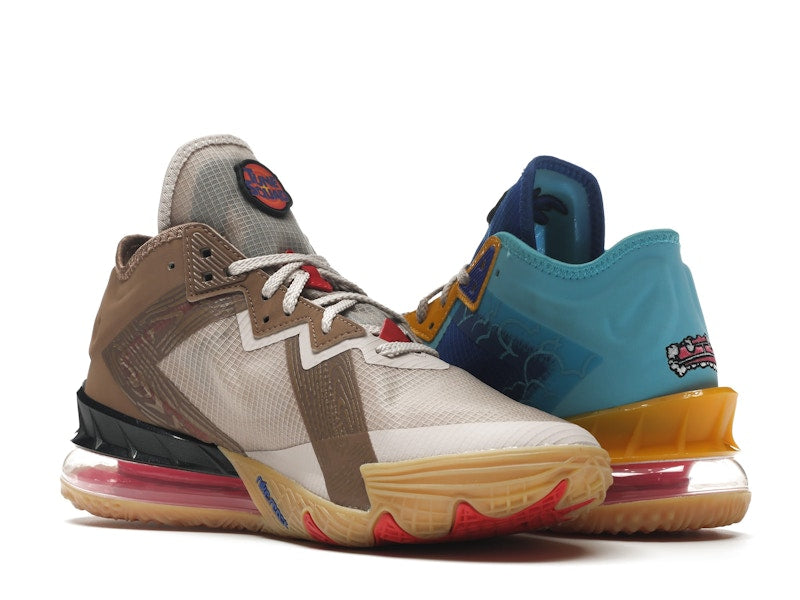 Nike LeBron 18 Low Wile E. vs Roadrunner Space Jam