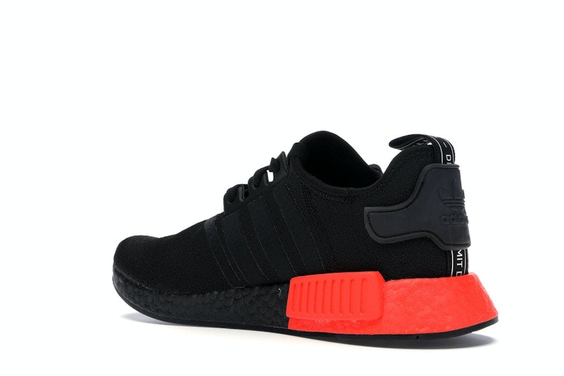adidas NMD R1 Core Black Solar Red