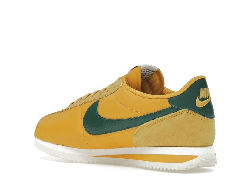 Nike Cortez Textile Yellow Ochre Gorge Green (Women's)