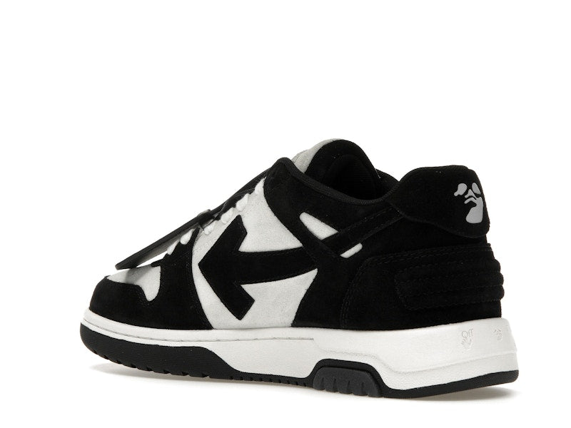 OFF-WHITE Out Of Office OOO Low Tops White Black Suede