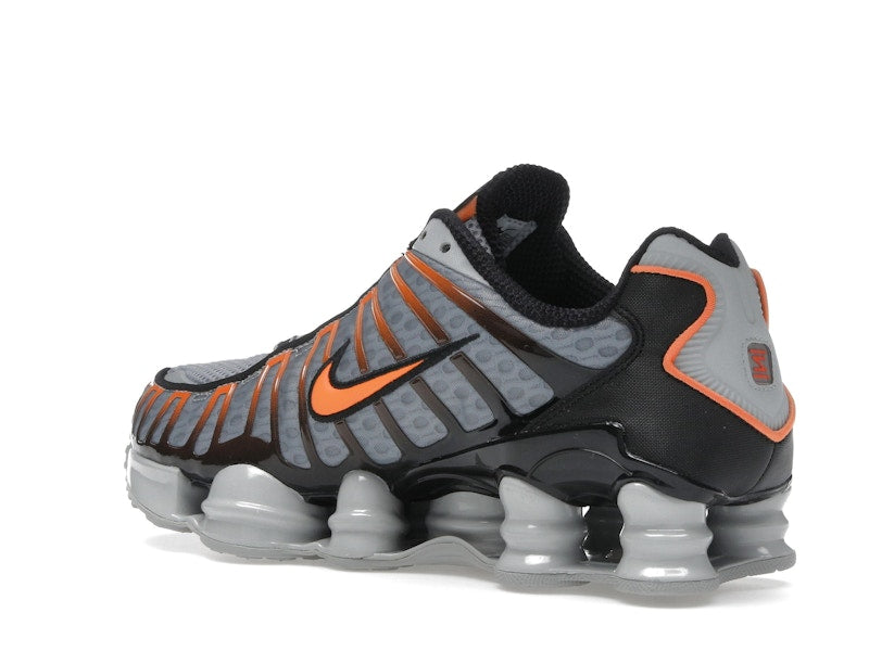 Nike Shox TL Light Smoke Grey Black Bright Mandarin