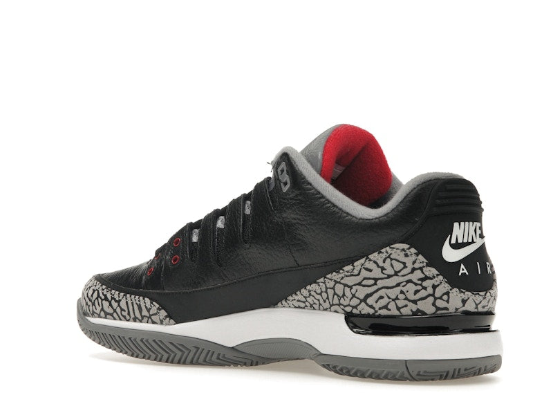 Nike Zoom Vapor AJ3 Black Cement