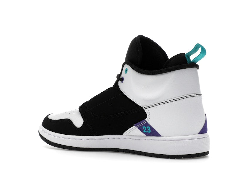 Jordan Fadeaway Black White Grape