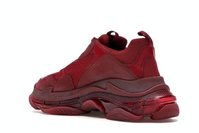 Balenciaga Triple S Burgundy Red