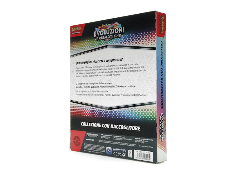 Pokémon Scarlet & Violet Prismastic Evolution Binder Collection (Italian)