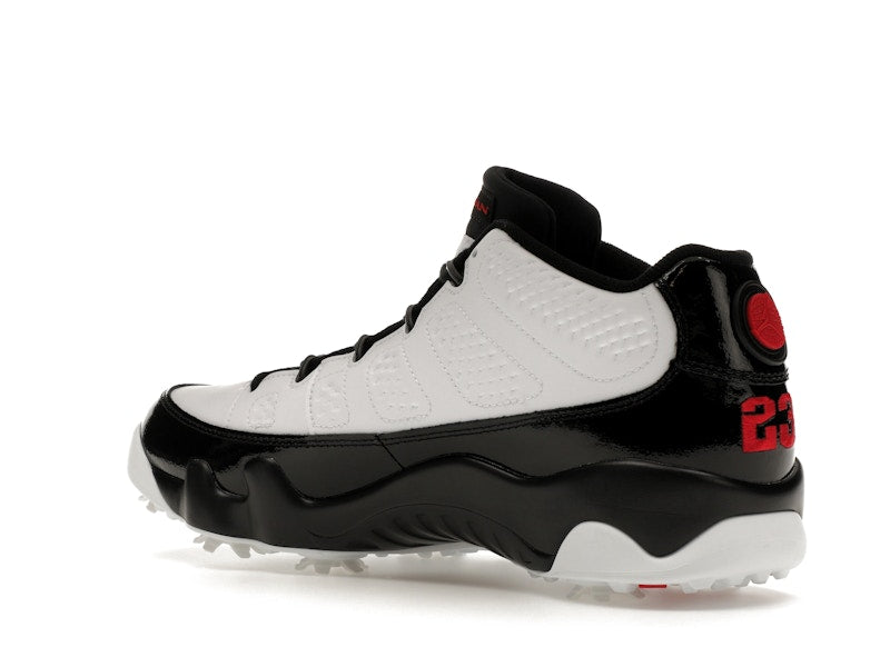 Jordan 9 Retro Low Golf White Black True Red
