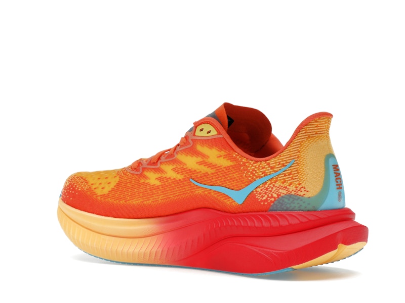Hoka One One Mach 6 Poppy Squash